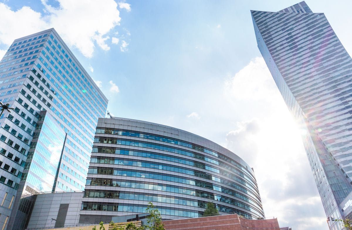 Modern office tower